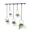 Květináče TRIFLORA SET/5ks bílé_5