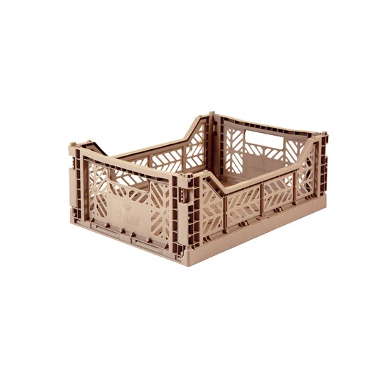 Skládací přepravka MIDI - Warm taupe_0