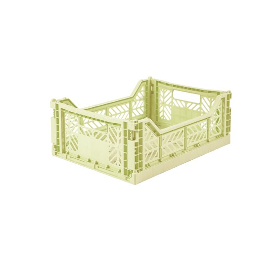 Skládací přepravka MIDI - Lime cream_0