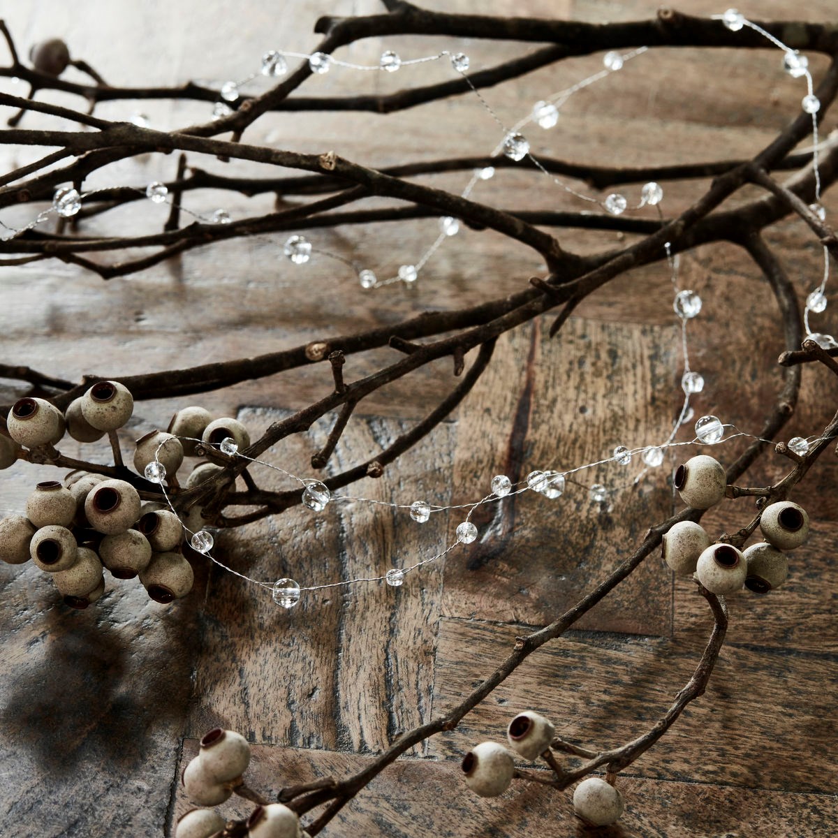 Girlanda korálková D.150 cm čirá_1