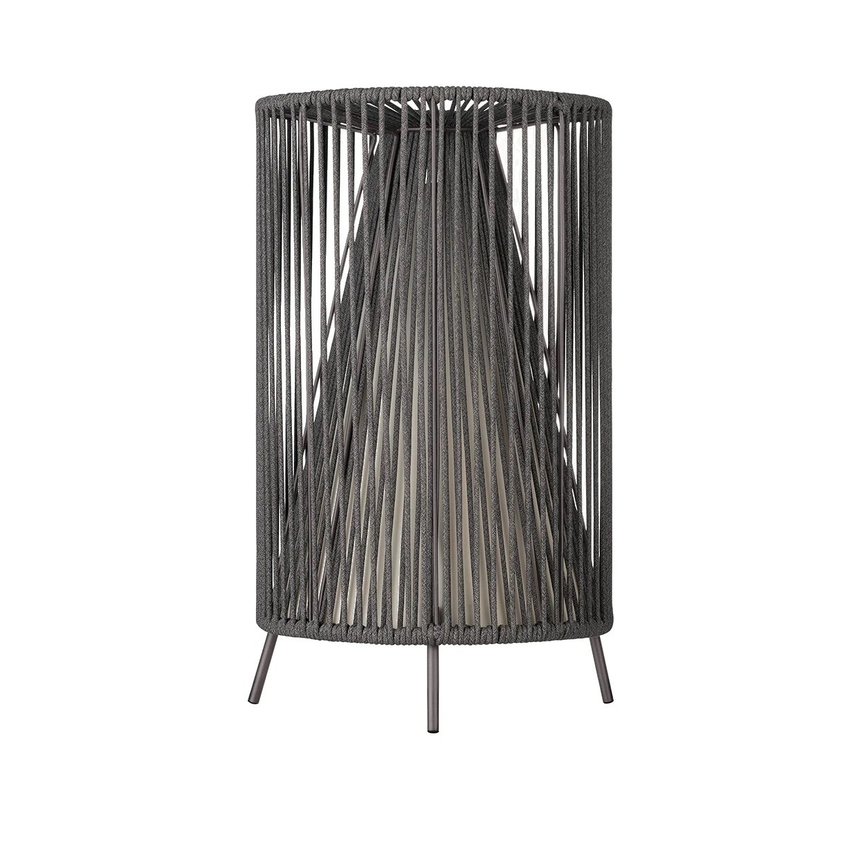 Přenosná LED lampa 54 cm černá_0