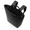 Nákupní batoh Shopper-Backpack rhombus black_1