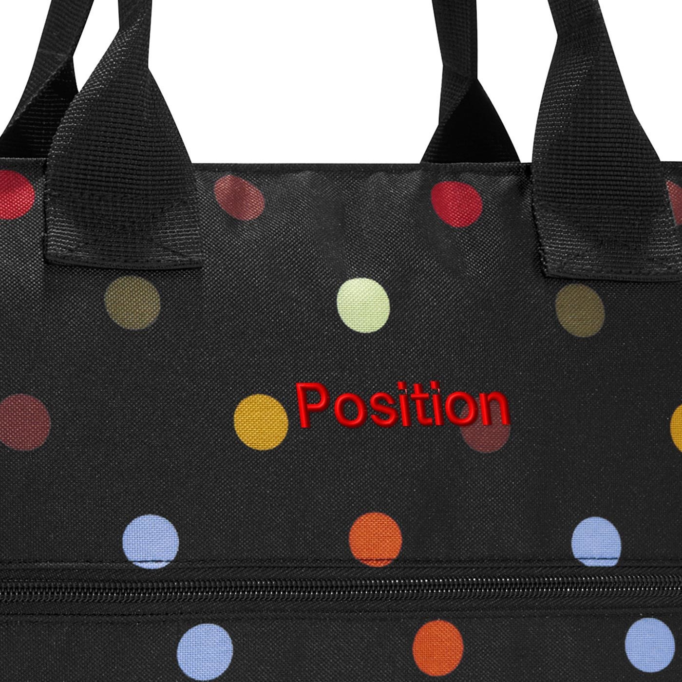 Chytrá taška přes rameno Shopper e1 dots_1