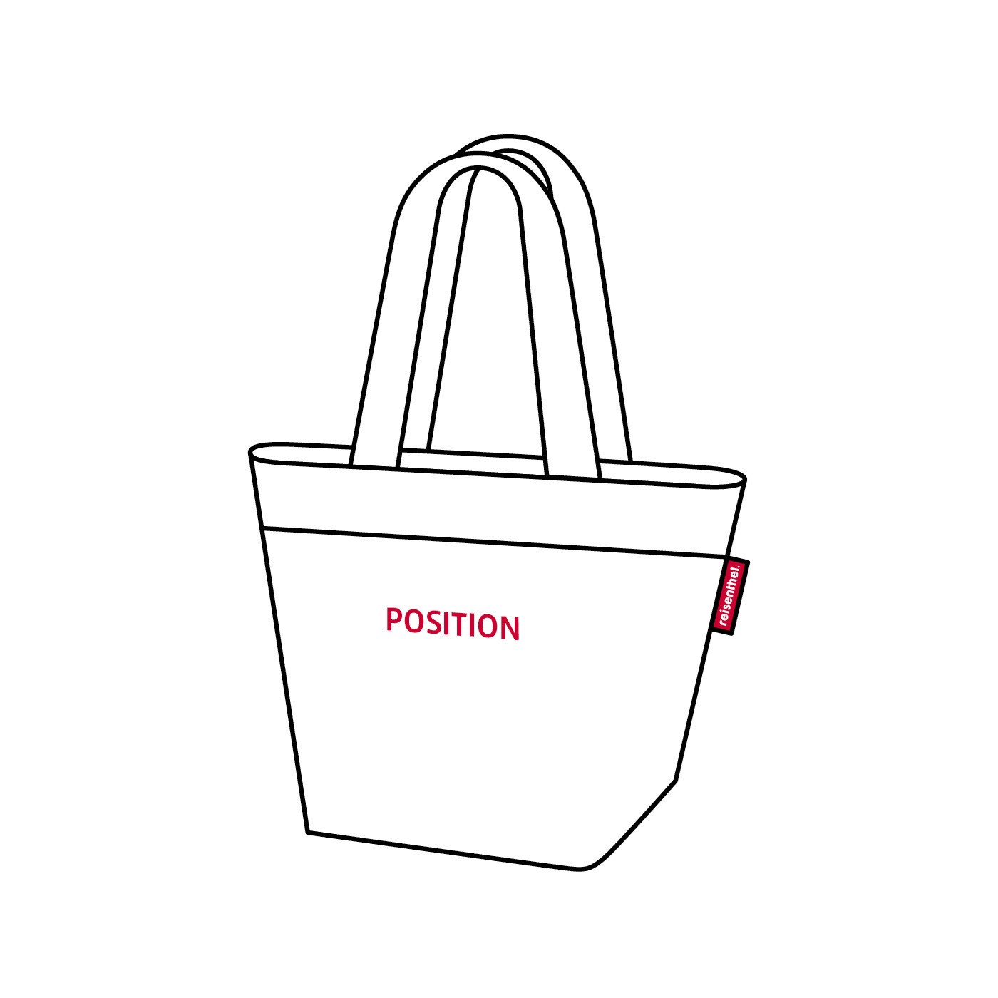 Taška přes rameno Shopper M black_5