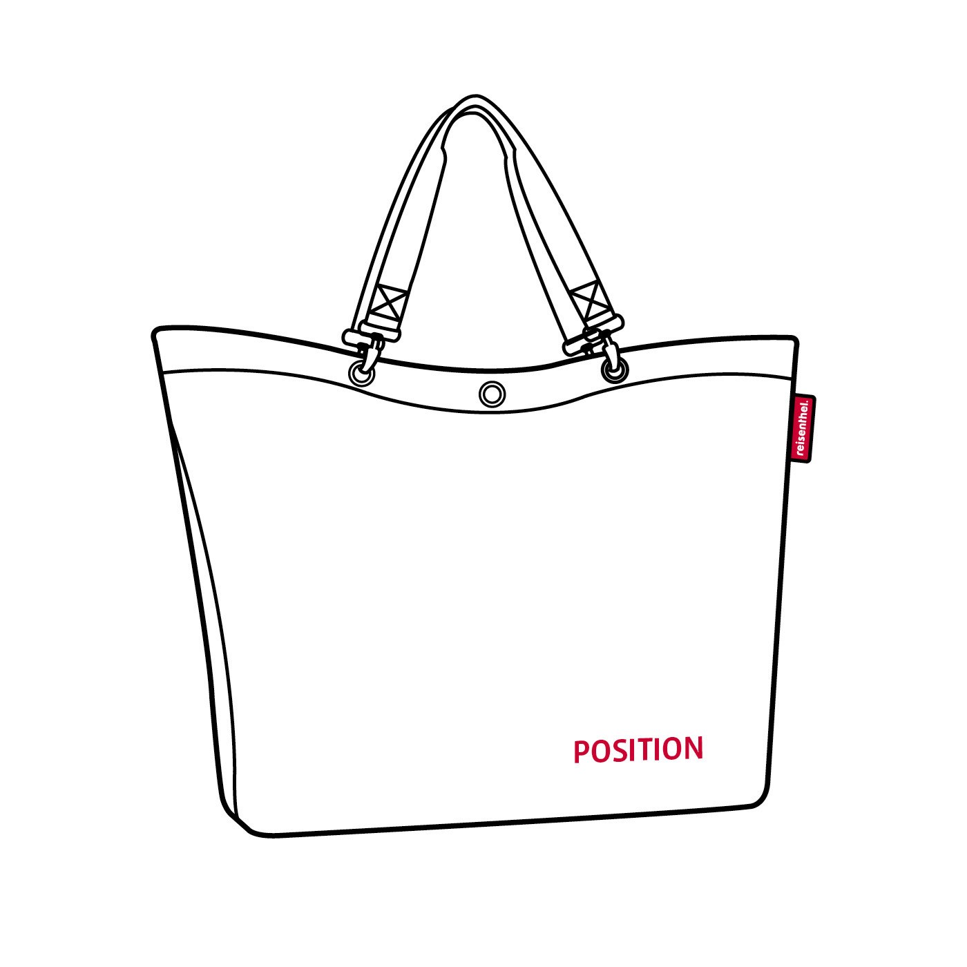 Taška přes rameno Shopper XL black_6