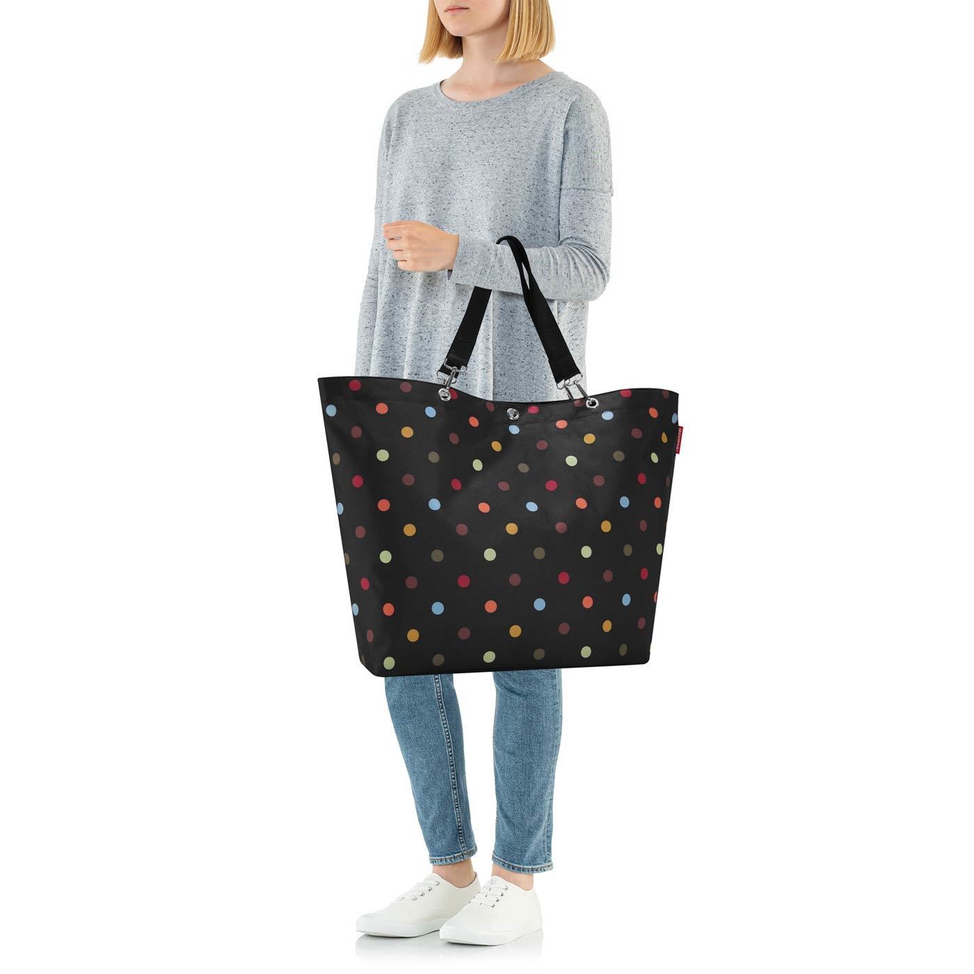 Taška přes rameno Shopper XL dots_4