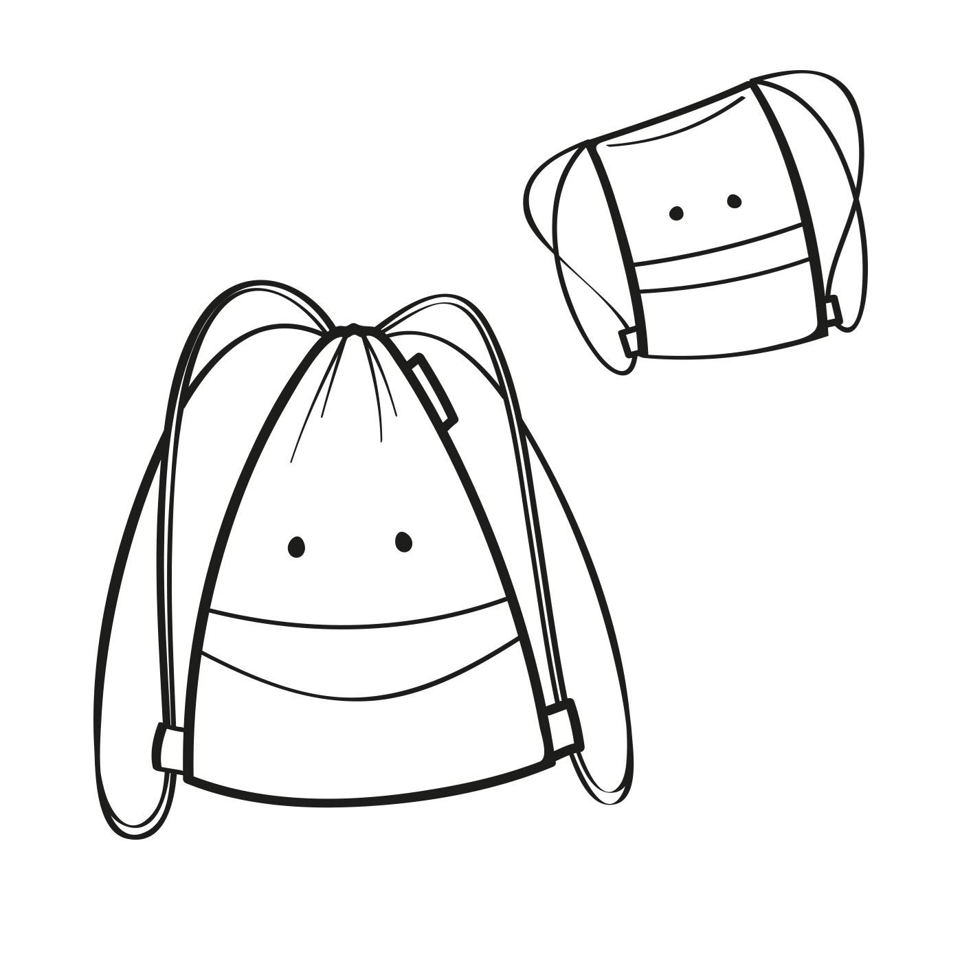 Sáček na záda Mysac kids cats and dogs mint_1