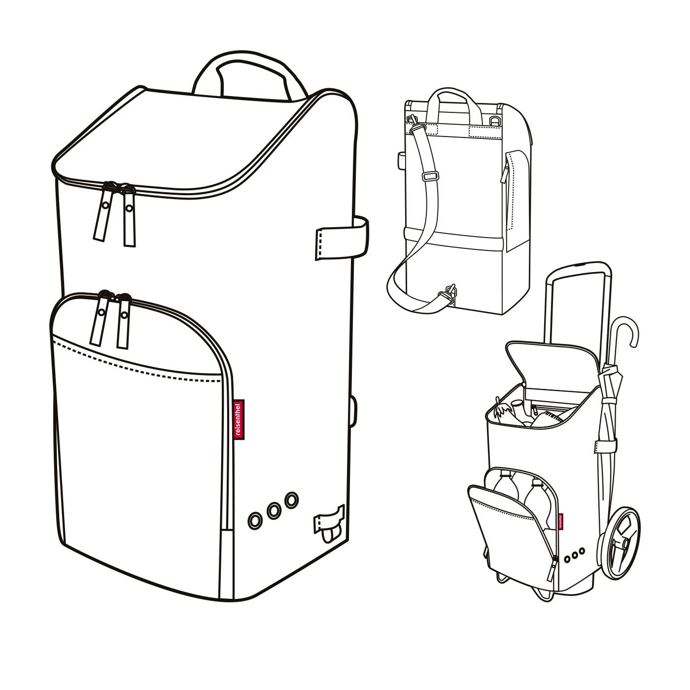 Městská taška Citycruiser Bag mixed dots (bez vozíku)_6