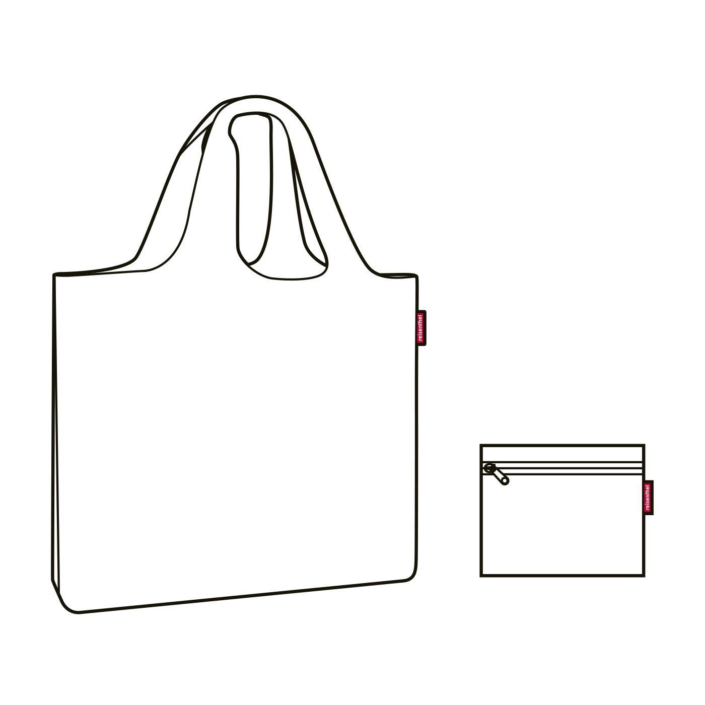 Skládací taška Mini Maxi Beachbag abc friends pink_2