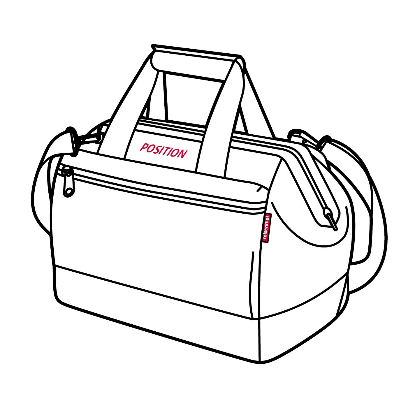 Cestovní taška Allrounder L pocket glencheck red_6