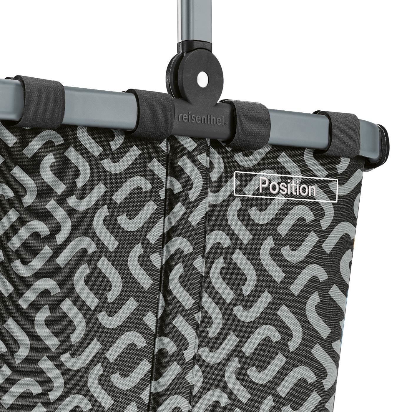 Nákupní košík Carrybag frame signature black_4