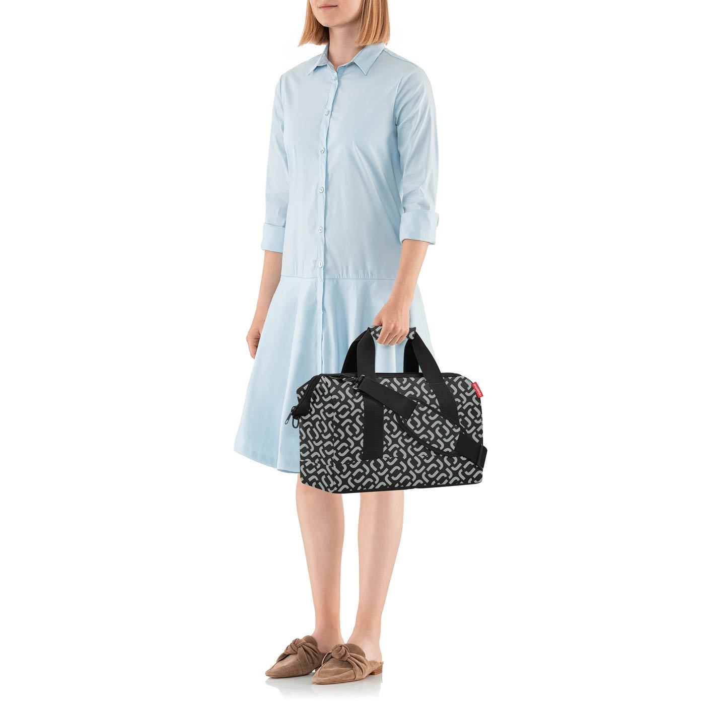 Cestovní taška Allrounder M signature black_4