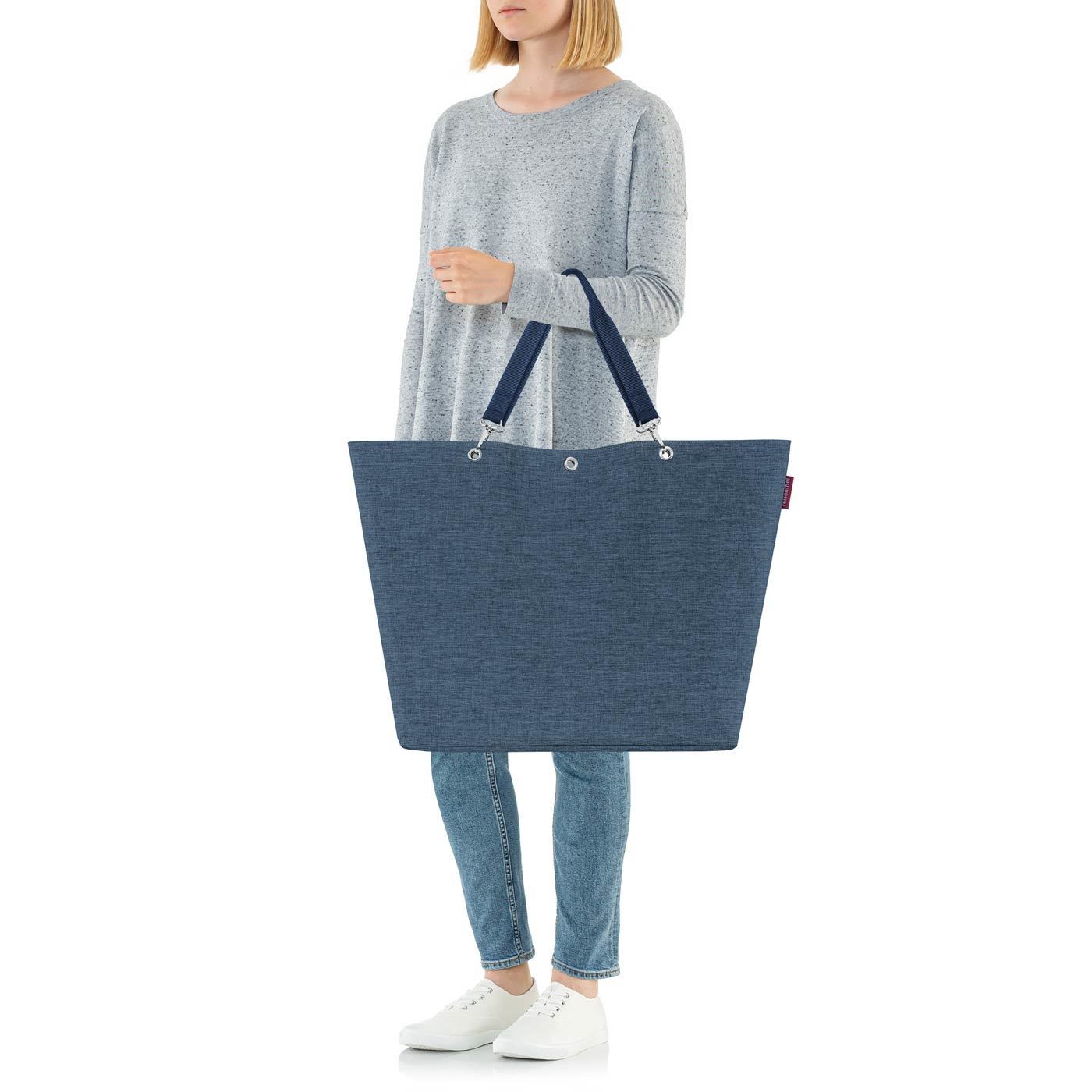 Taška přes rameno Shopper XL twist blue_4