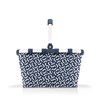 Nákupní košík Carrybag frame signature navy_3