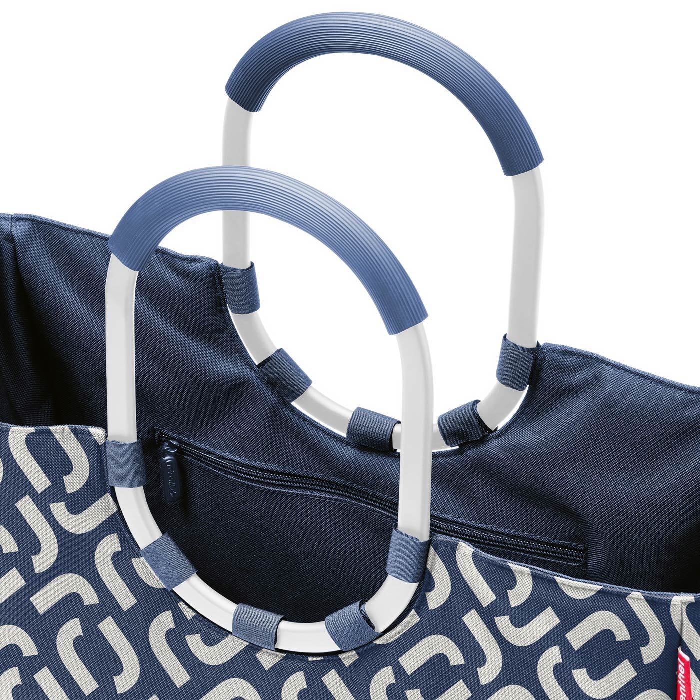 Módní taška Loopshopper L frame signature navy_1