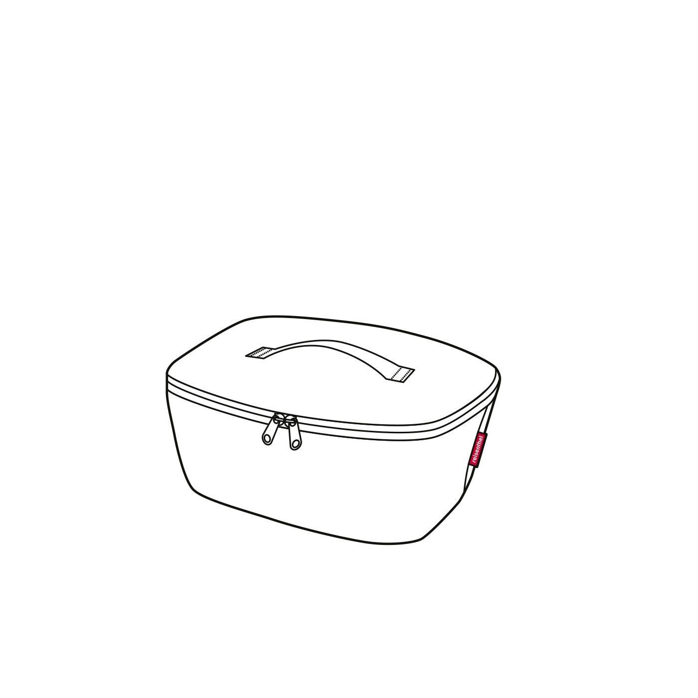 Termotaška Coolerbag M pocket navy_4