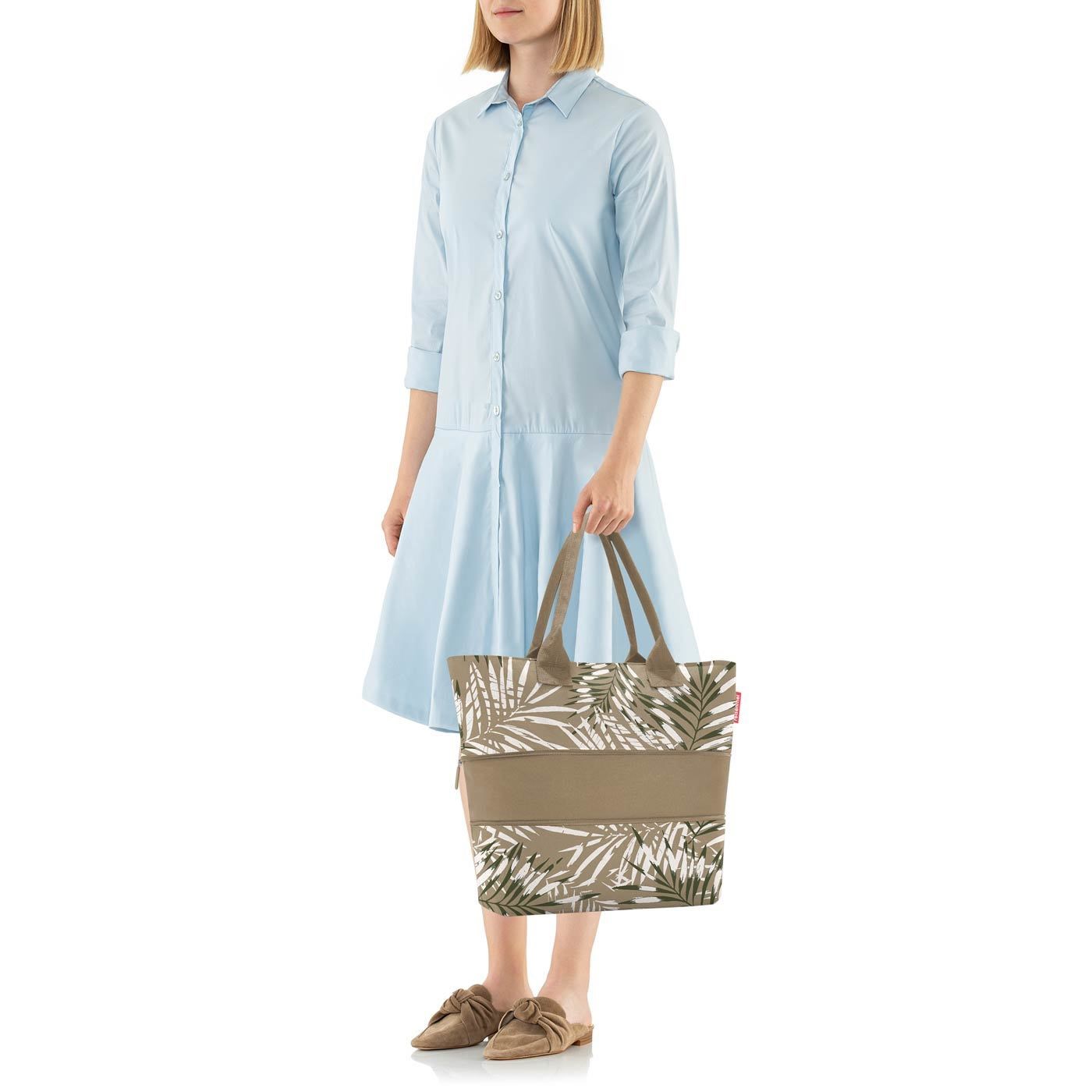 Chytrá taška přes rameno Shopper e1 jungle sand_4