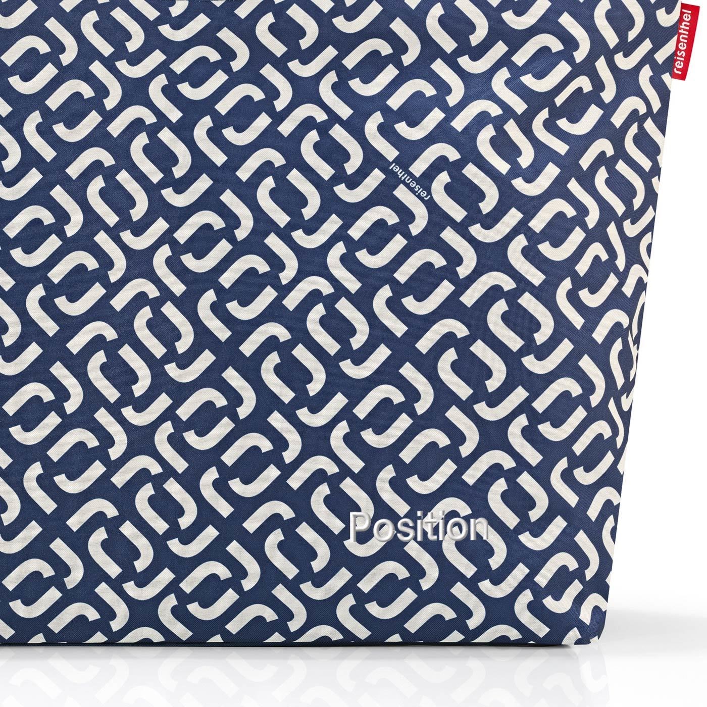 Taška přes rameno Shopper XL signature navy_2