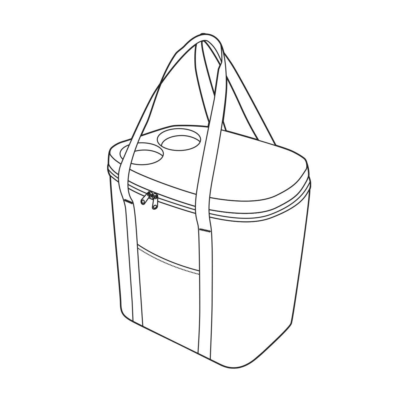 Termotaška Coolerbag XL dots_2