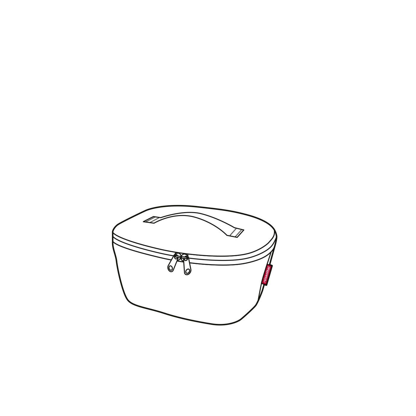 Termotaška Coolerbag S pocket pop pool_3