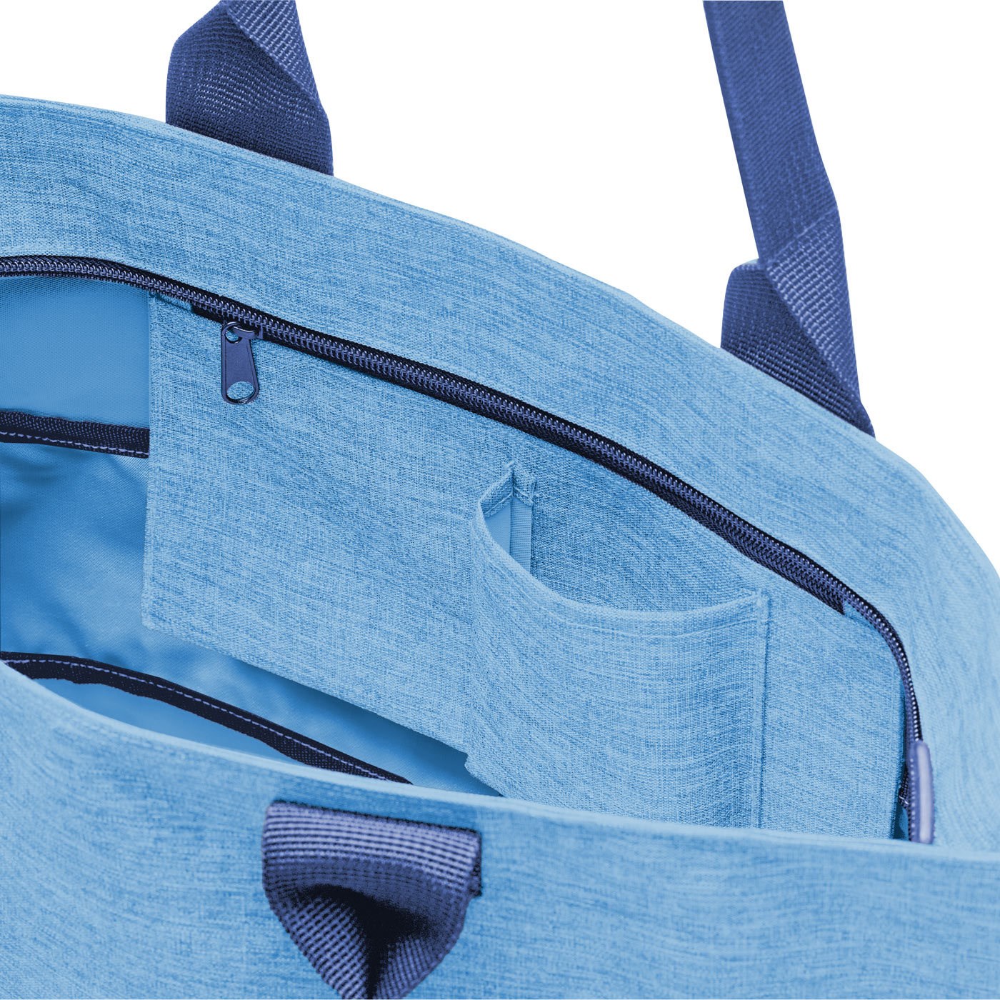 Chytrá taška přes rameno Shopper e1 twist azure_2