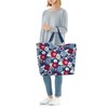 Taška přes rameno Shopper XL florist indigo_1