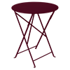 Skládací stolek BISTRO P.60 cm - Black cherry (jemná struktura)_0