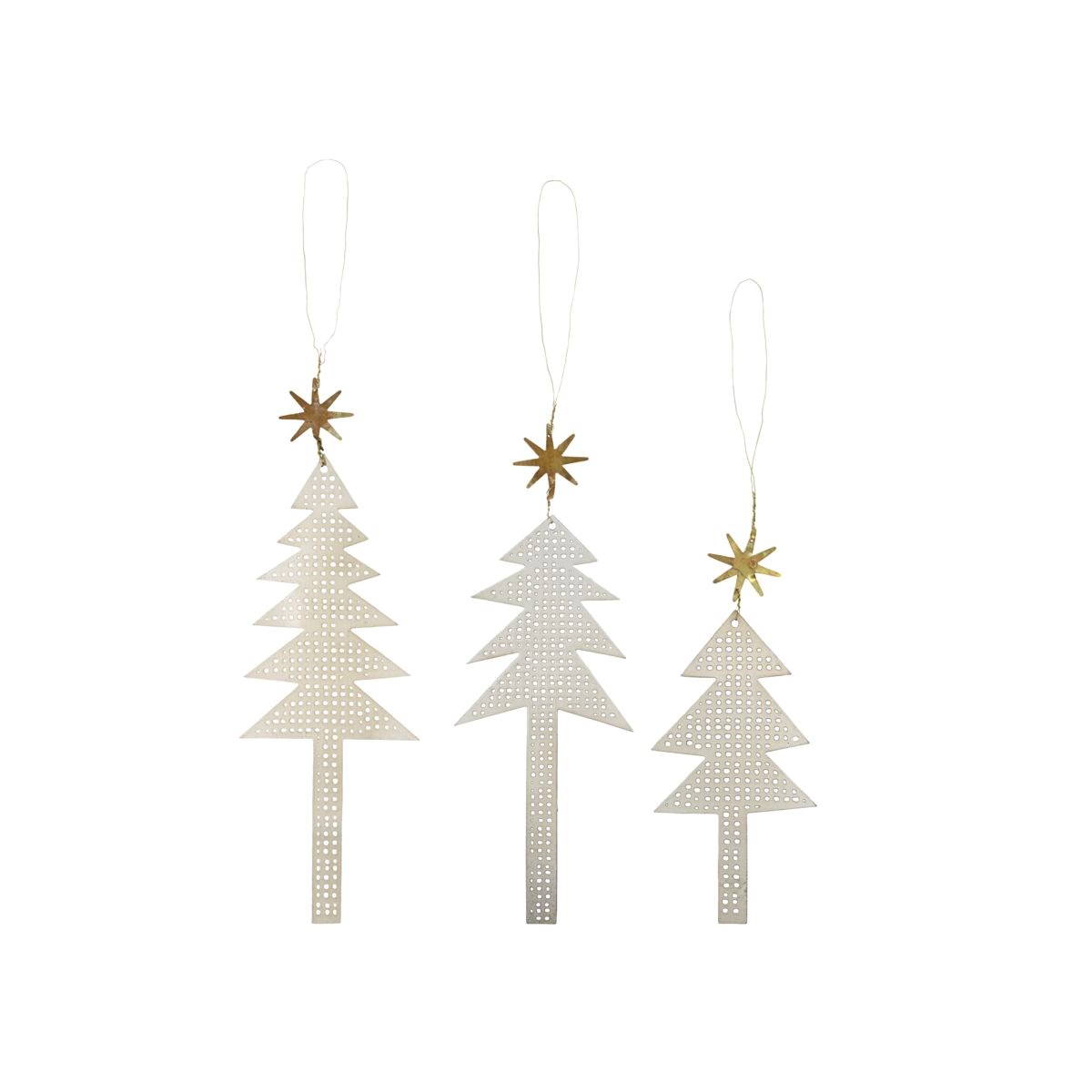 Vánoční dekorace TREE stříbrná SET/3ks_3