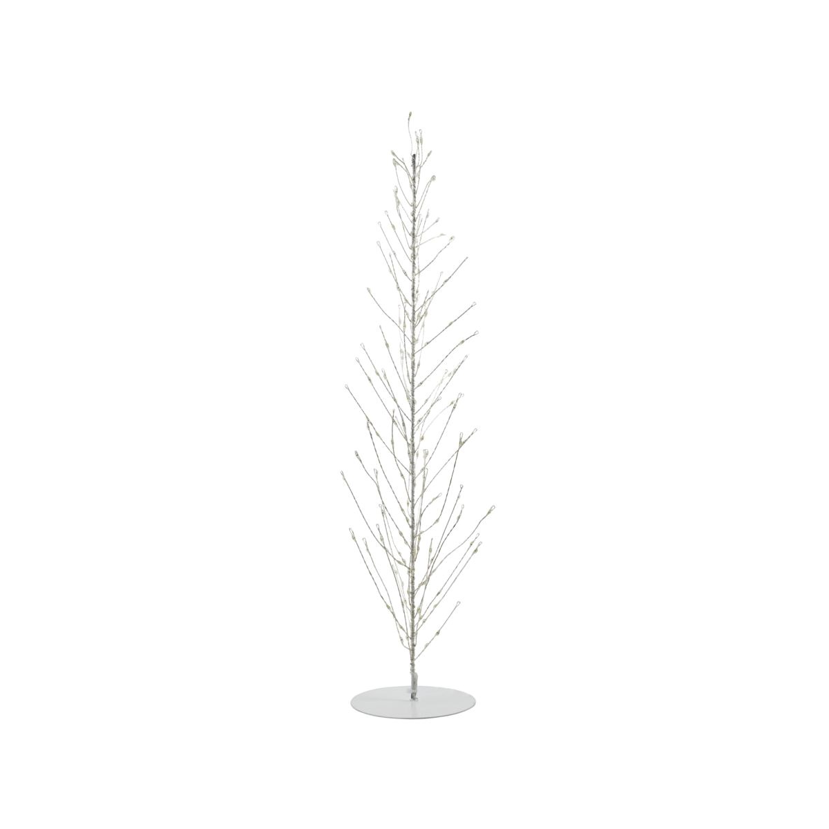 Svítící drátěný strom GLOW s časovačem 60 cm bílý_3