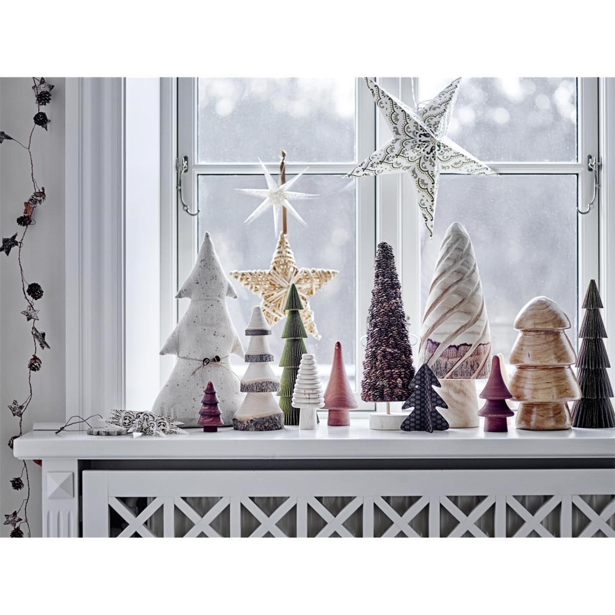 Bavlněné vánoční stromy Miran šedé SET/2ks_1