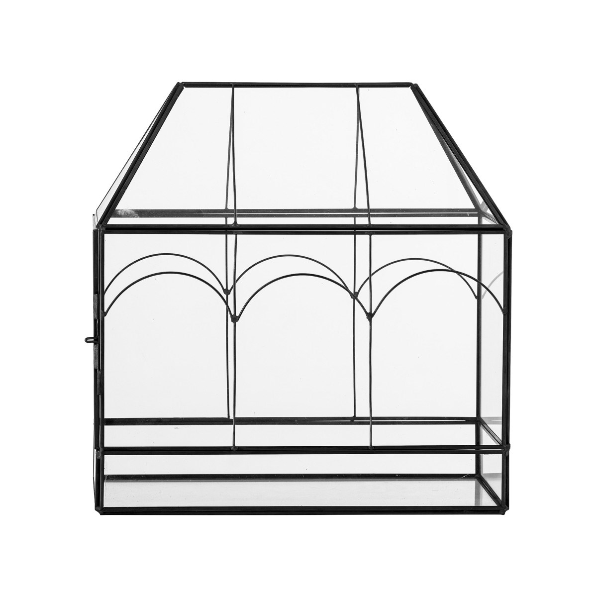 Skleněný domek vitrína Ianto černý_0