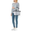 Nákupní košík Carrybag rhombus light grey_4