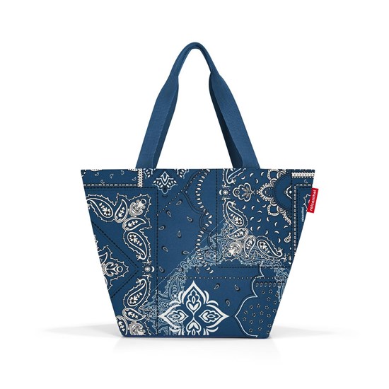 Taška přes rameno Shopper M bandana blue_3