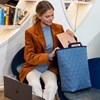 Nákupní batoh Shopper-Backpack rhombus blue_0