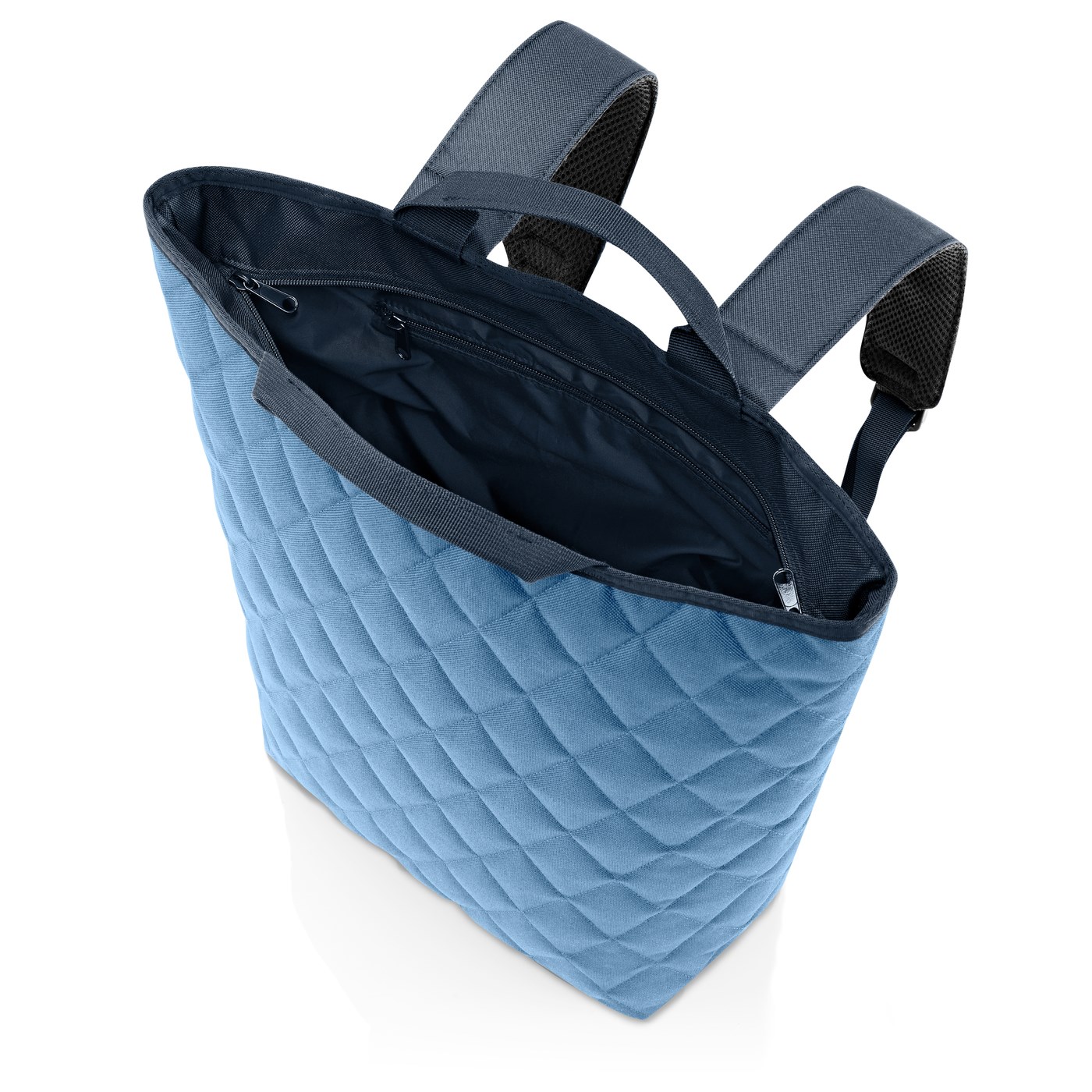 Nákupní batoh Shopper-Backpack rhombus blue_2