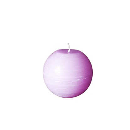 Svíčka koule 12 cm -  levandulová_0
