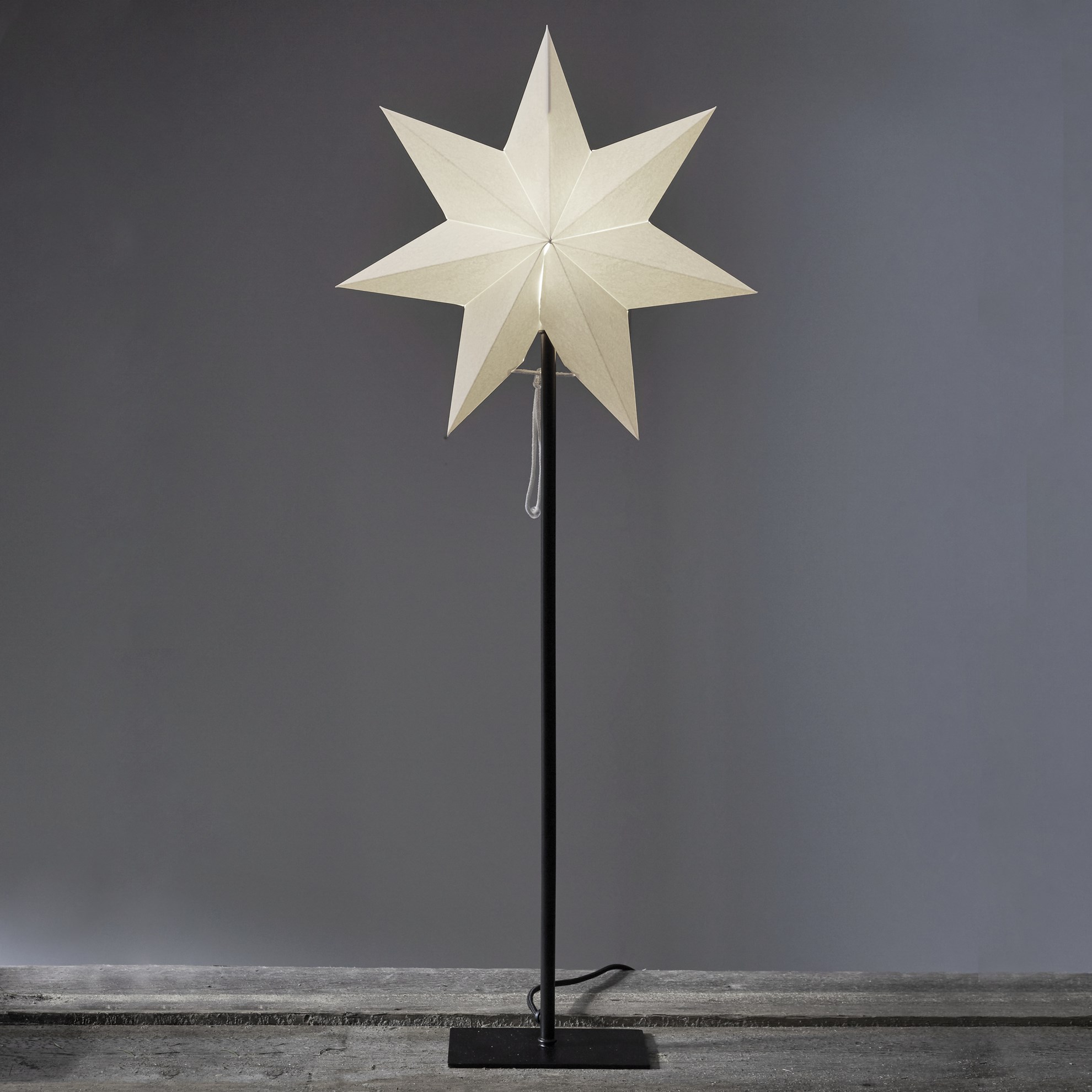 Stolní lampa hvězda FROZEN V.85 cm bílá_0