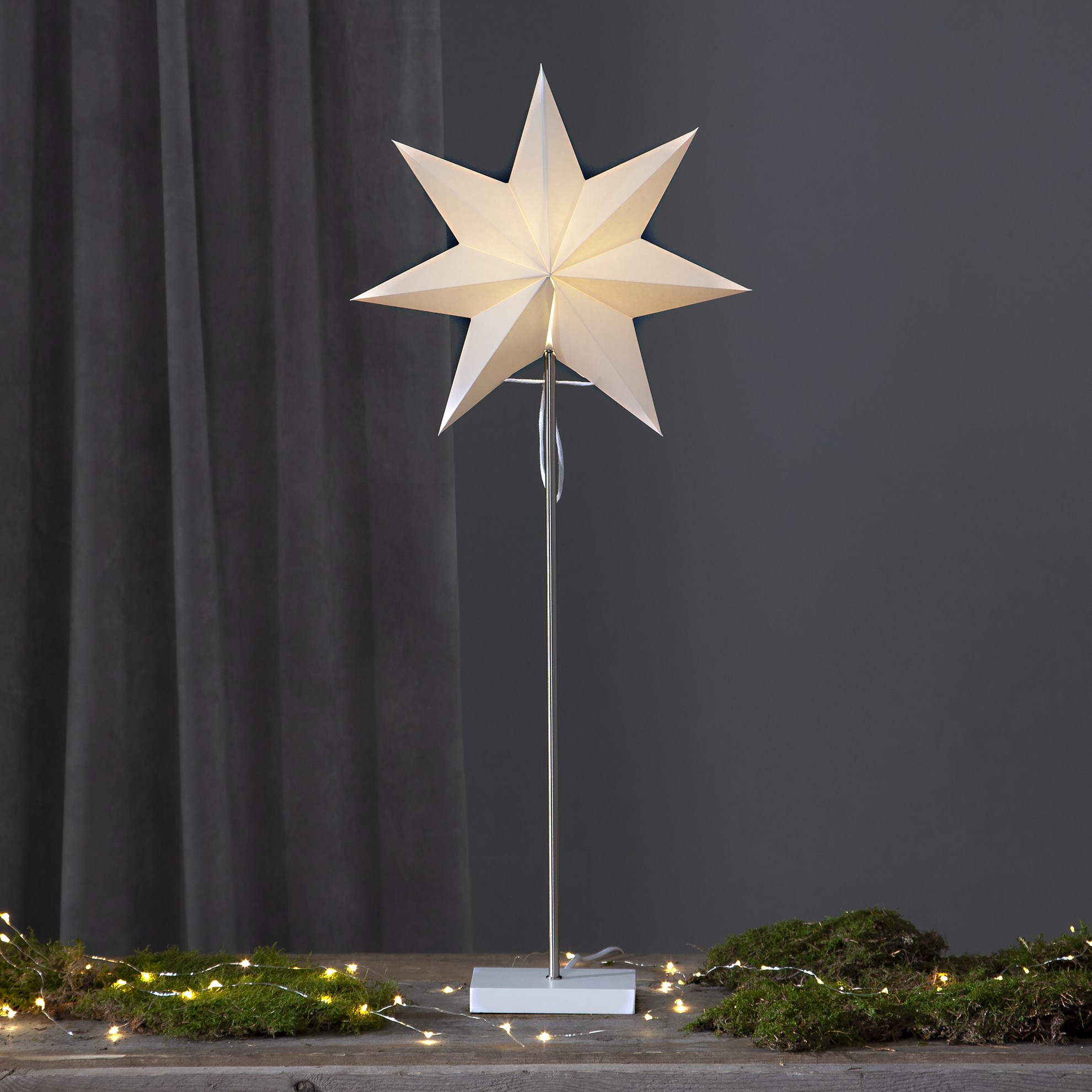 Stolní lampa hvězda TOTTO V.80 cm bílý podstavec_0