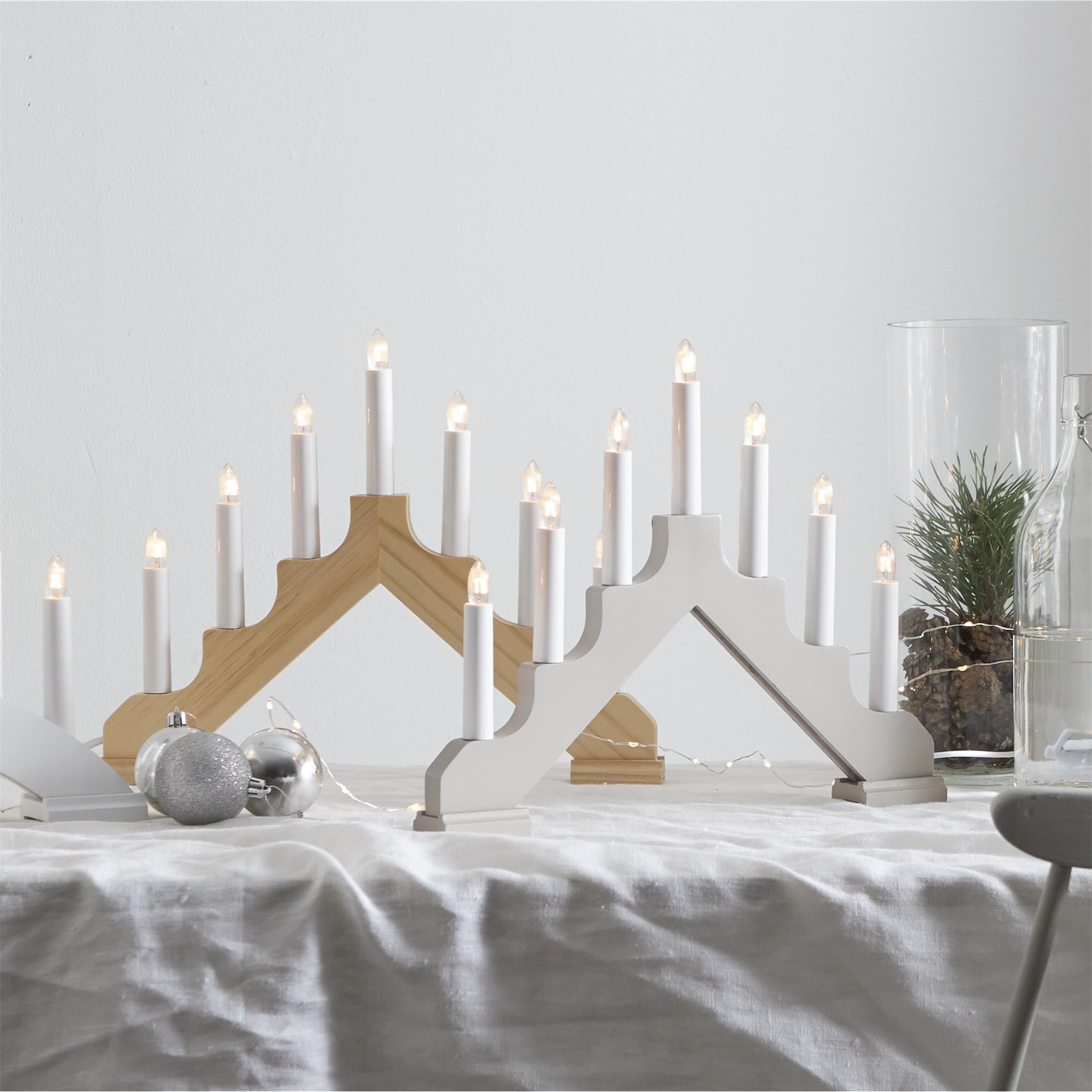 Okenní svíce ADA 7 žárovek přírodní_0