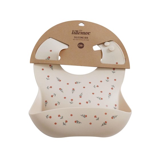 Silikonový bryndáček - Floral_0