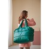 Velká prošívaná taška CAMILL Tinne+Mia z um. kůže zelená_0