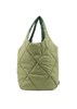 Obrázek z Prošívaná taška CARMEL Tinne+Mia z um. kůže zelená 