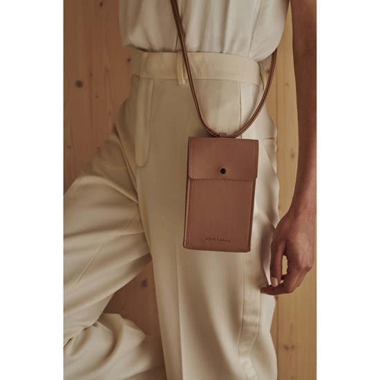 Monk & Anna phone pouch // grain nougat_0