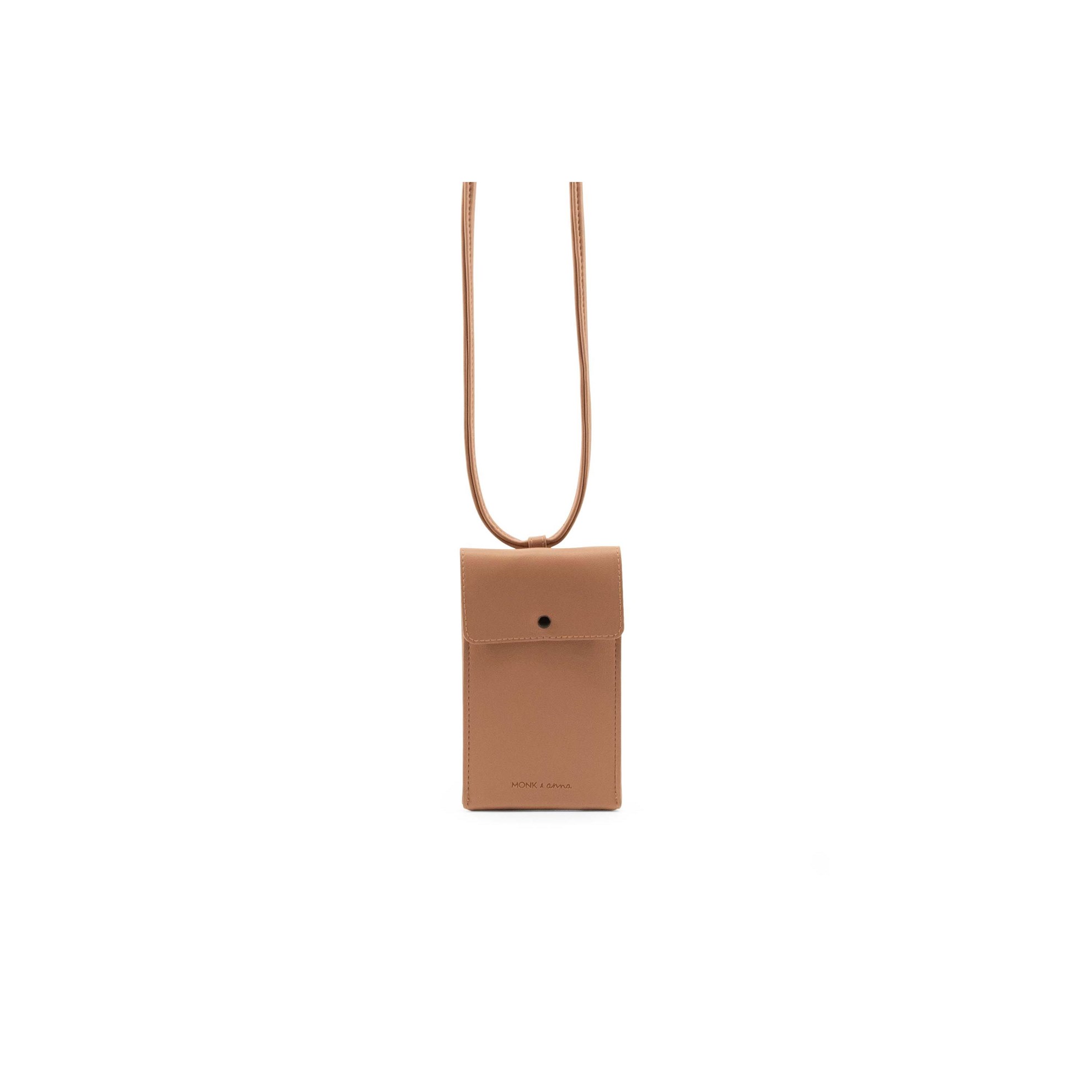 Monk & Anna phone pouch // grain nougat_1