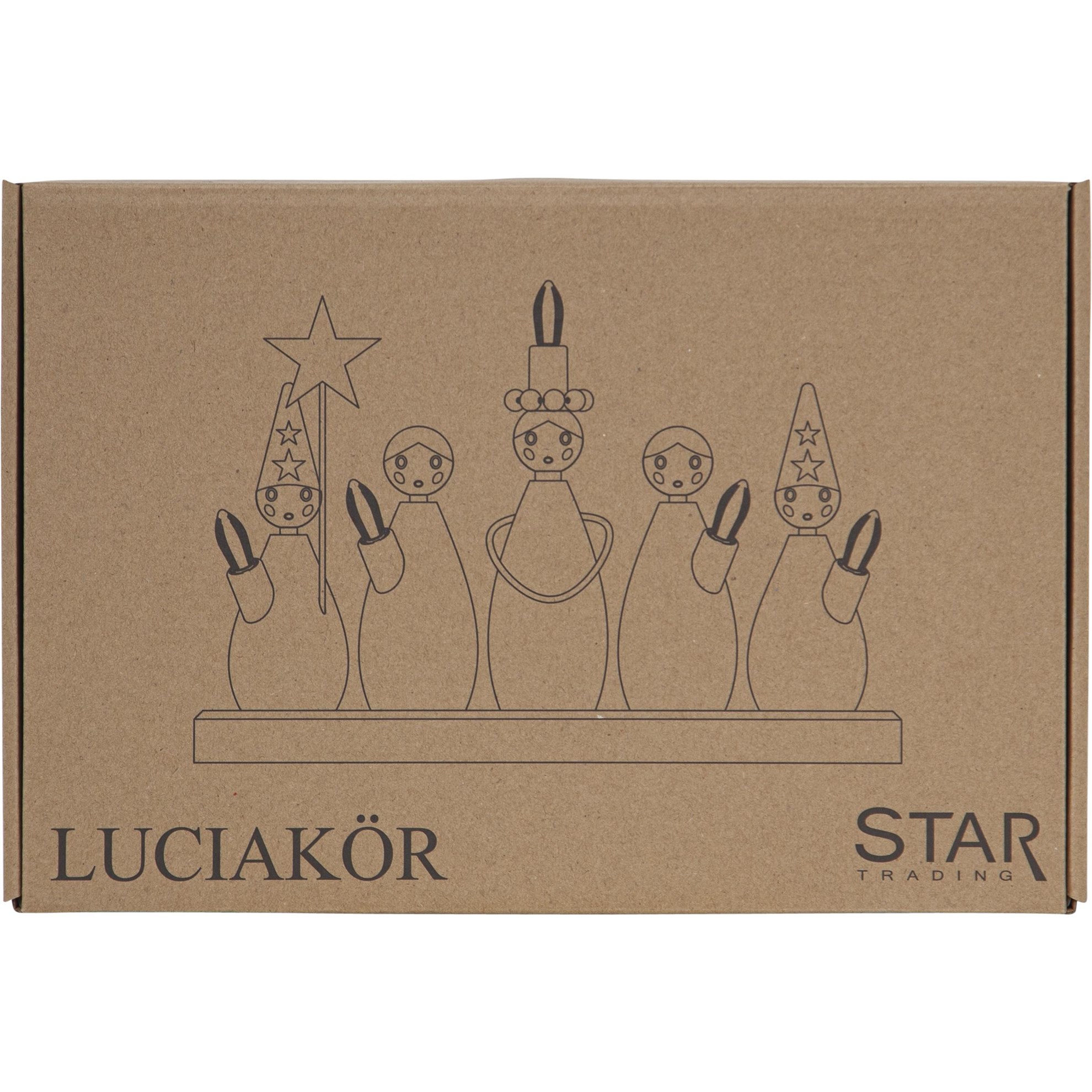 Dekorační svícen "Lucia Choir", 5x žárovka, 22x33 cm_0