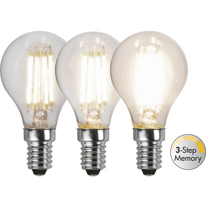 LED žárovka E14 A++, 3 stupně intenzity svícení_1