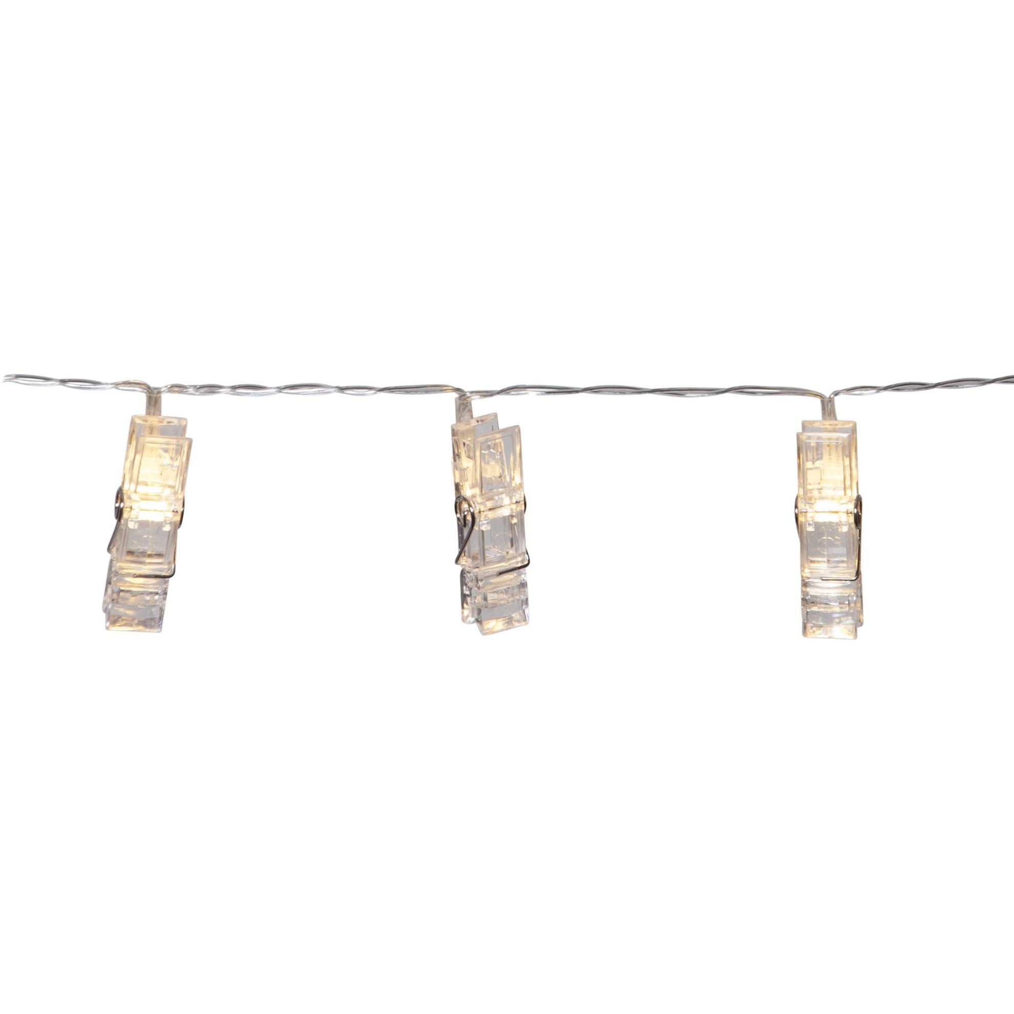 Světelný řetěz s kolíčky CLIPPY 10x LED 1,35 m_1
