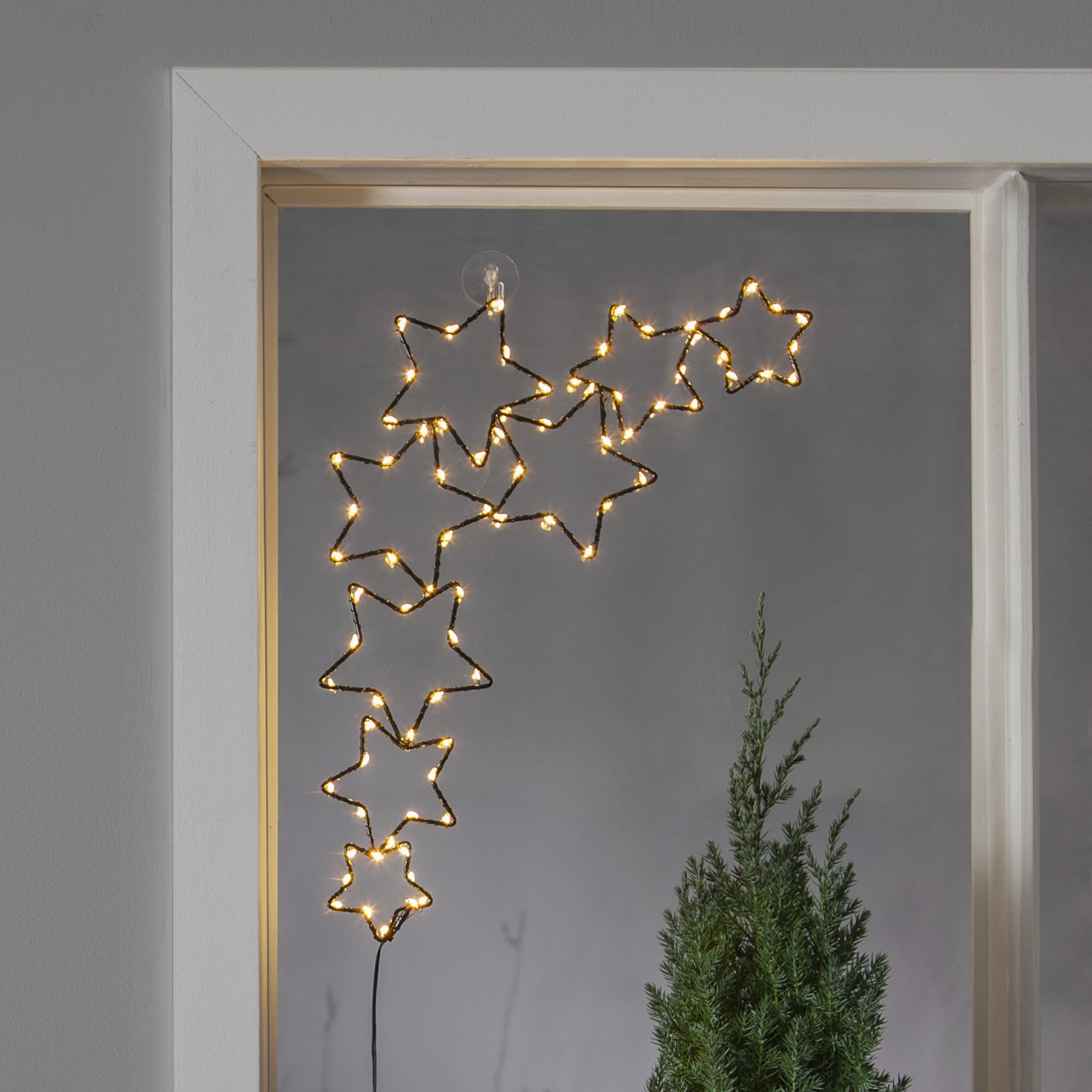 Vánoční dekorace oken Stella 80x LED_0