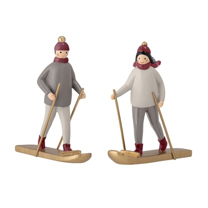Vánoční figurky lyžaři Franci SET/2ks_0