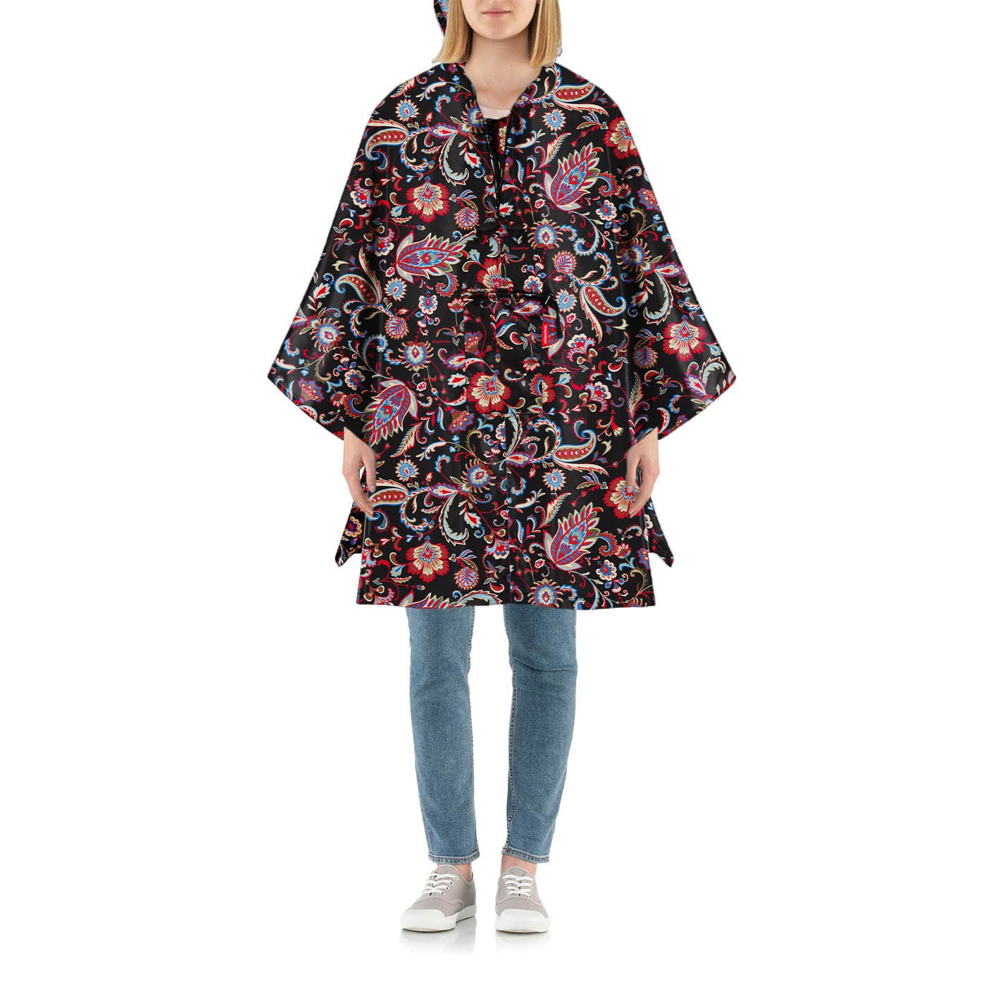 Skládací pláštěnka Mini Maxi Poncho paisley black_3